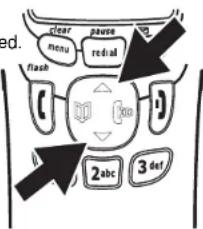 ed. clear menu pause redial flash 2abc 3 def