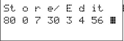 St o r e/ E d it 80 0 7 30 3 4 56 ■