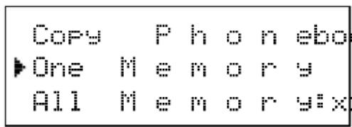Copy Phone ebo One Memory All Memory y: x