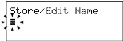 Store/Edit Name