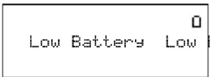 Low Battery Low