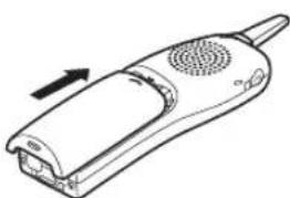 UNIDEN DCT 6465-2 - TO INSTALL THE HANDSET BATTERY - 7