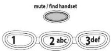 UNIDEN DCT 6465-2 - Find Handset - 1