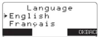 Language ►English Français OKBAC