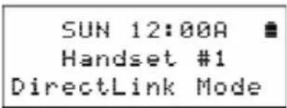 SUN 12:00A Handset #1 DirectLink Mode