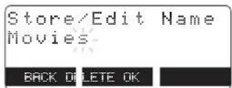 Store/Edit Name Movies BACK DELETE OK
