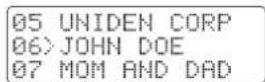 UNIDEN DCT 4960-2 - Making Calls with Memory Dialing - 1