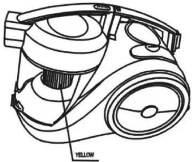 NEVIR NVR-5126A - Replacing the Dust-cup - 1