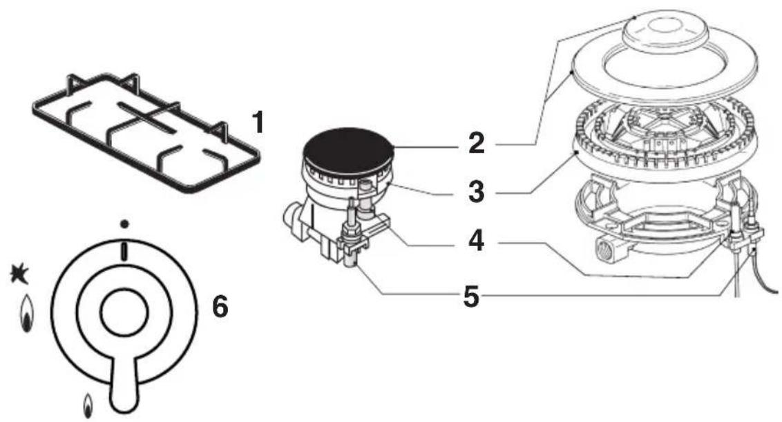 BLANCO FD9085FR - (gas cooktop) - 1