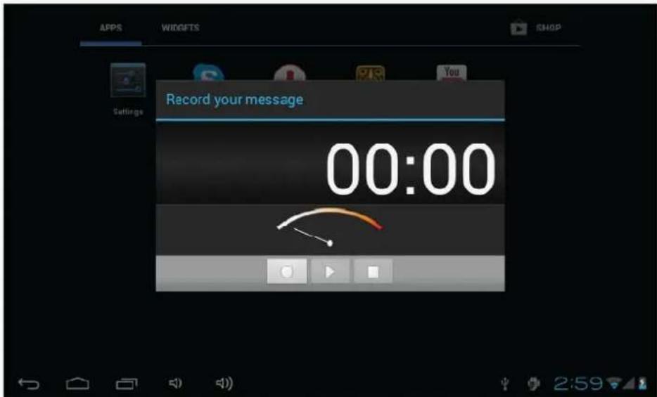 APPS WINDGFTS SHOP Record your message 00:00