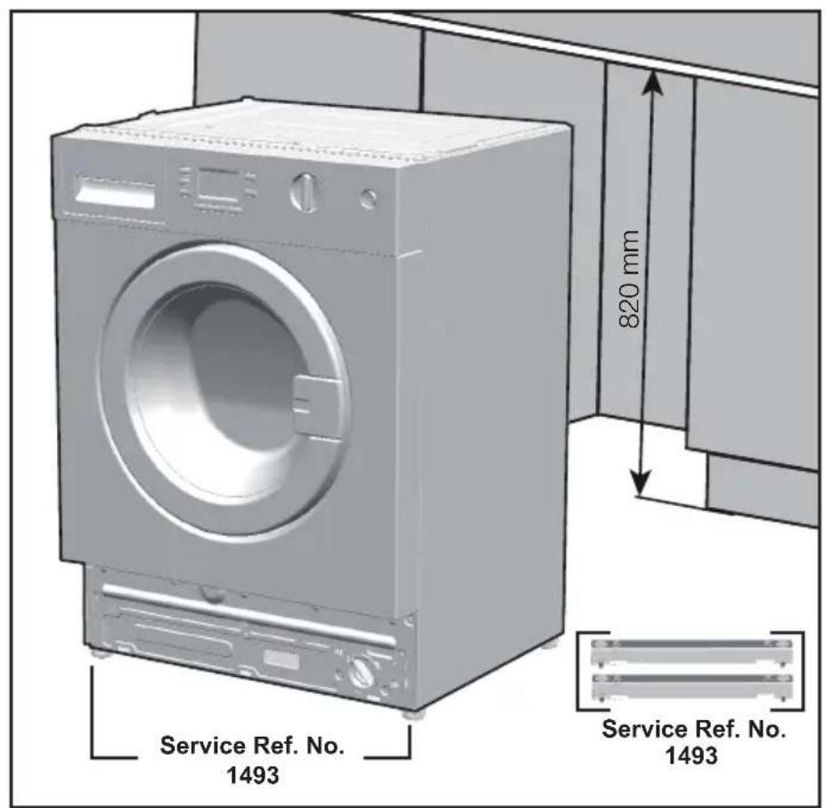 820 mm Service Ref. No. 1493 Service Ref. No. 1493