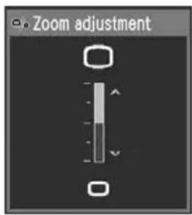 CANON REALiS SX7 Mark II D - Press the [ZOOM] button. - 2