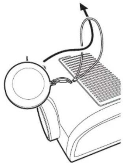 CANON REALiS SX7 Mark II D - Installing the Lens Cap - 1