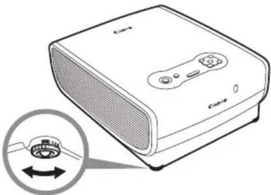 CANON REALiS SX7 Mark II D - Adjusting the Projection Angle - 3