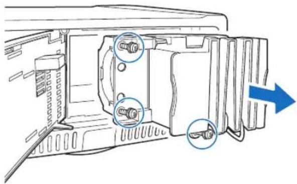 CANON REALiS WX6500 D - Lamp Replacement Procedure - 2