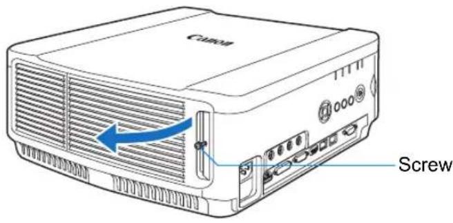 CANON REALiS WX6500 D - Lamp Replacement Procedure - 1