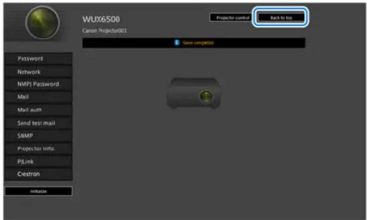CANON REALiS WX6500 D - Select a function to set up from the settings screen menu. - 4