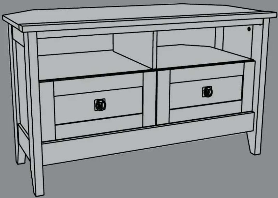 Dynex DX-WD1202 - Corner TV Stand - 1