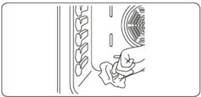 Montpellier MTE51W - Cleaning the inside of the Oven - 1