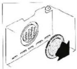 Montpellier MR95DFPB - REPLACING THE OVEN BULB - 2