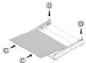 Montpellier MR95DFCR - How to remove the interior glass on the oven's door for cleaning : - 3