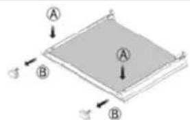 Montpellier MR95DFCR - How to remove the interior glass on the oven's door for cleaning : - 1