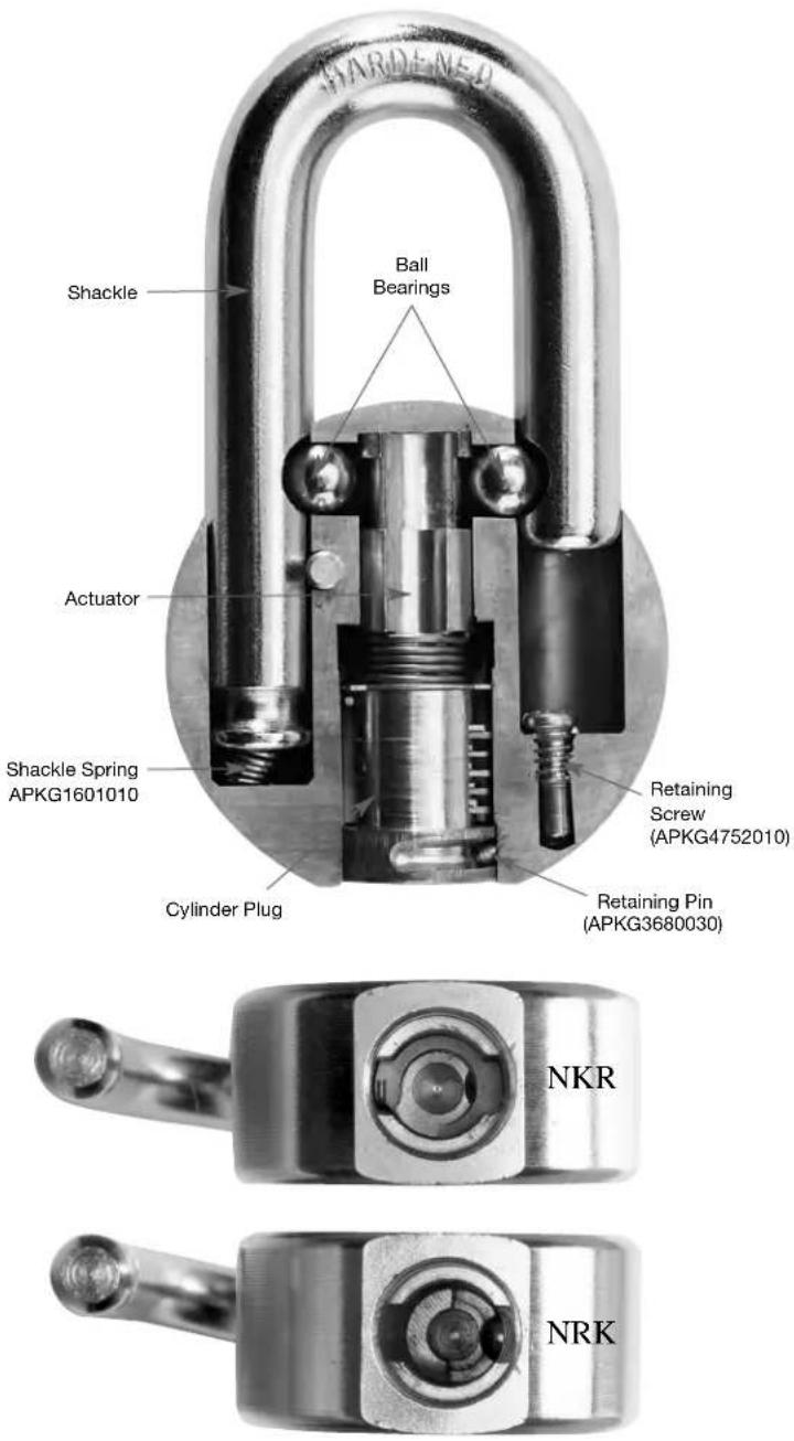 Master Lock A5460KA - Assembly - 1