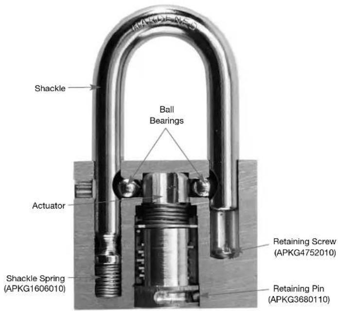 Master Lock A5460KA - Assembly - 1