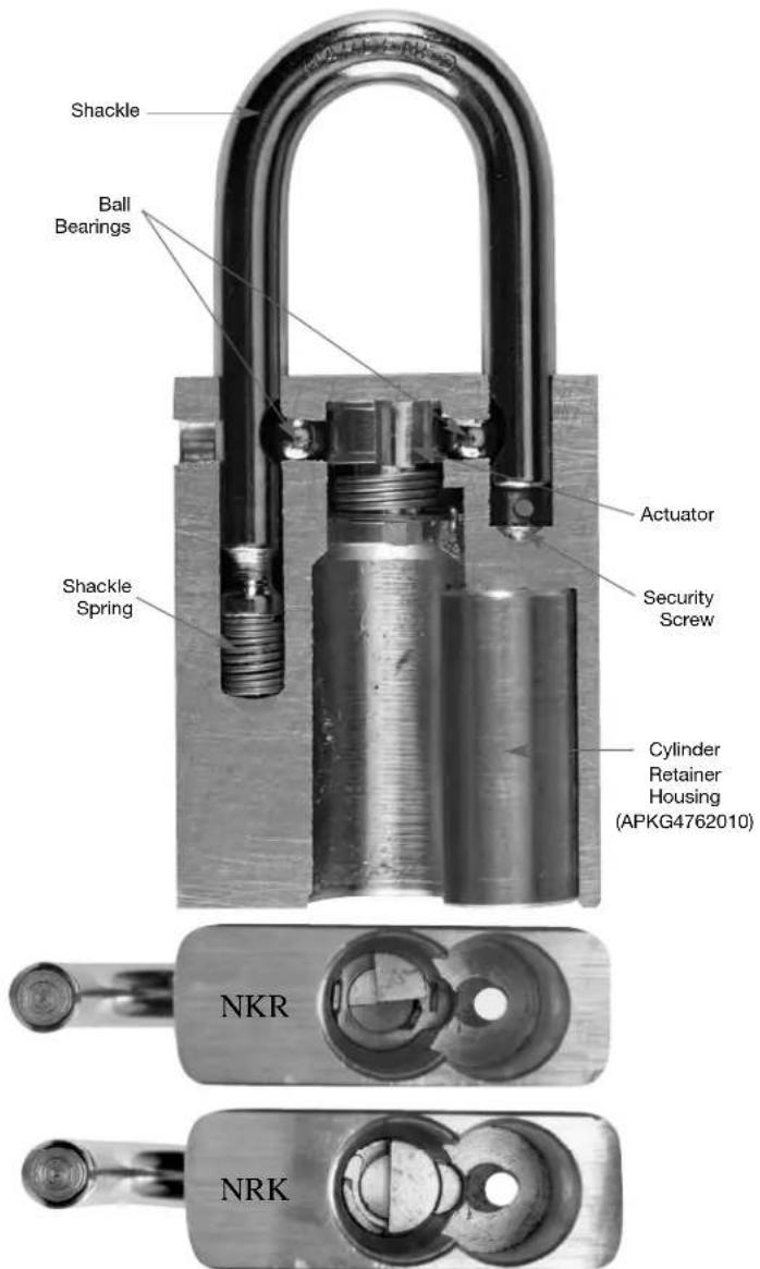Master Lock A5460KA - Assembly - 1