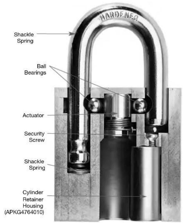 Master Lock A5460KA - Assembly - 1