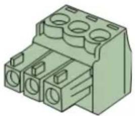 Audac BMP40 - 3-Pin terminal block: - 1