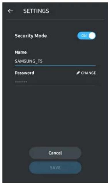 SAMSUNG MU-PA2T0BWW - Settings Screen - 1