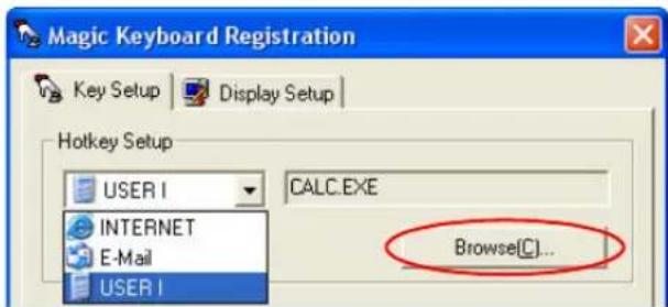 SAMSUNG NM40TP0QYB - Changing the Hot Key Setting - 1