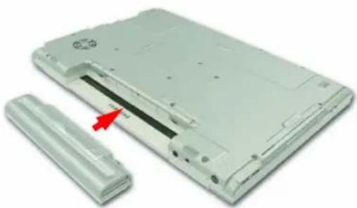 SAMSUNG NM40TP0QYB - Ejecting and Attaching Battery - 2