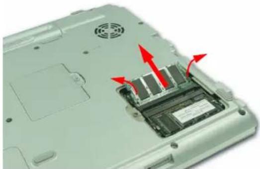 SAMSUNG NM40TP0QYB - Removing the memory module - 3