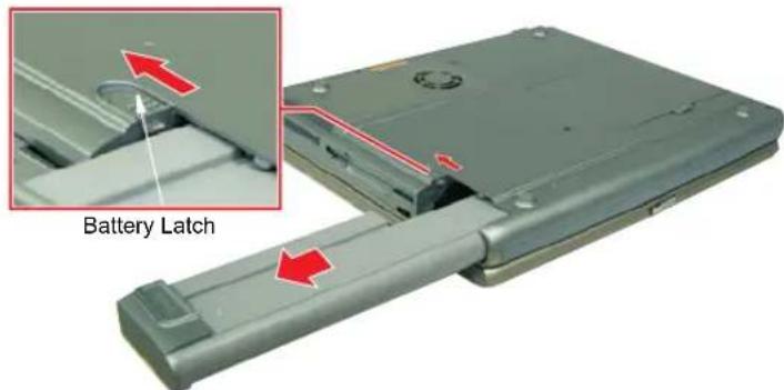 SAMSUNG NA10DZ0012 - To remove the battery from the computer: - 1