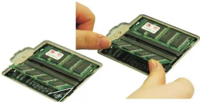 SAMSUNG NT10FK02CX - To install a memory module: - 2