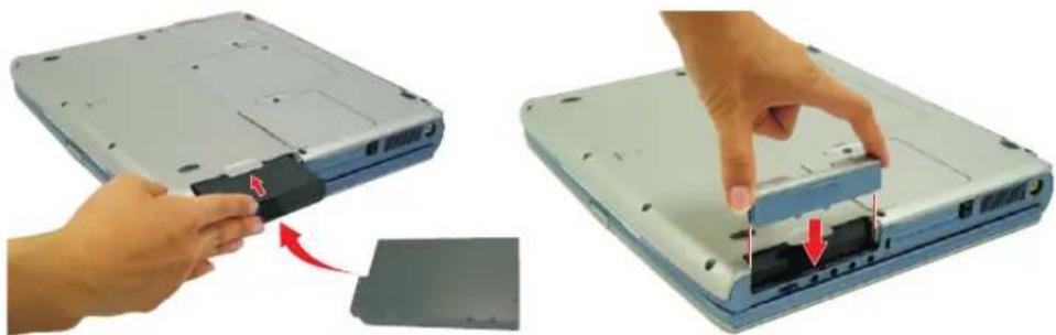 SAMSUNG NT10FK02CX - To install the battery pack: - 2