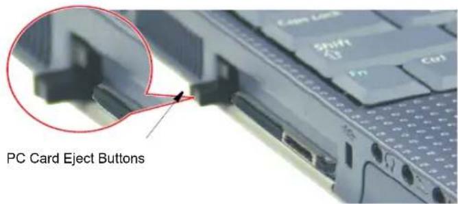 SAMSUNG NT10FK02CX - To remove a PC Card from your computer: - 2