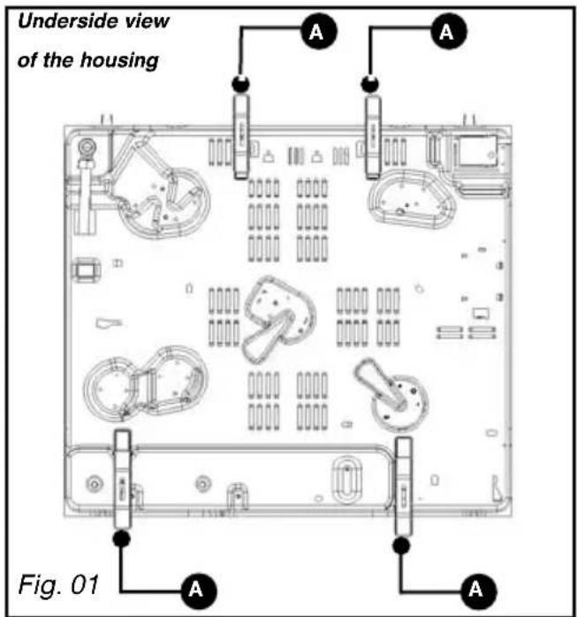 Underside view of the housing Fig. 01