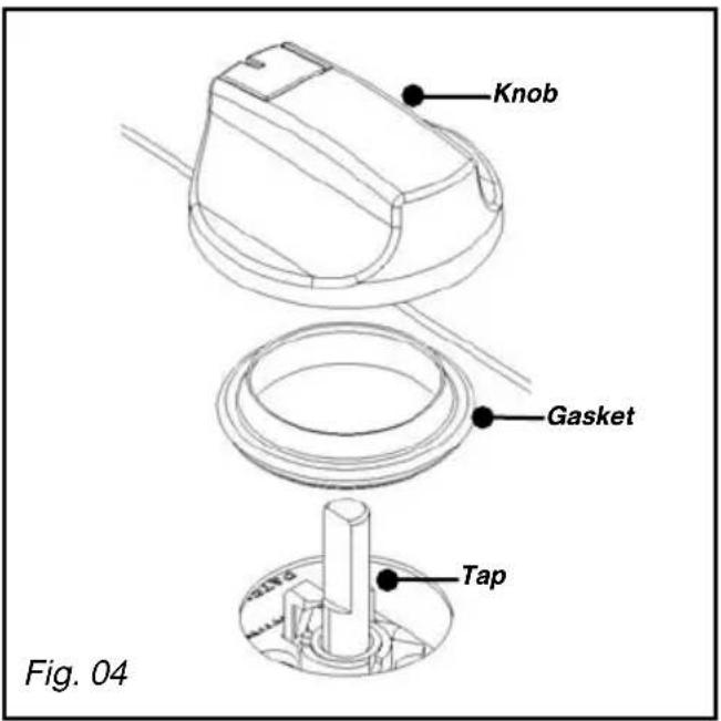 Knob Gasket Tap Fig. 04