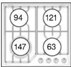 SAMSUNG GN642BFX - MARKINGS ON THE INJECTORS - 2
