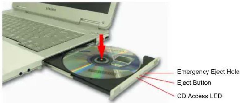 SAMSUNG NX30TP5P94 - To insert a CD - 1