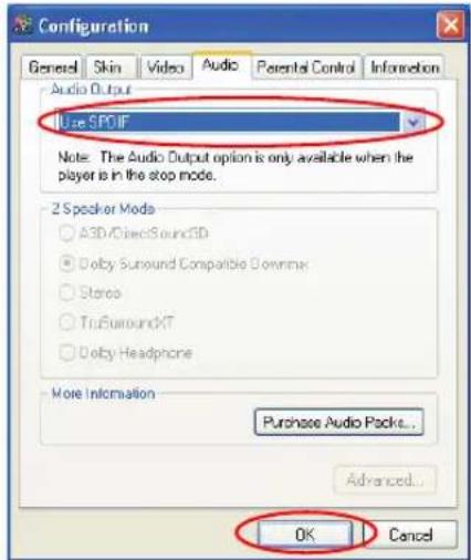 SAMSUNG NX30RJ0D0E - Step 3. Enable S/PDIF in the DVD program - 3