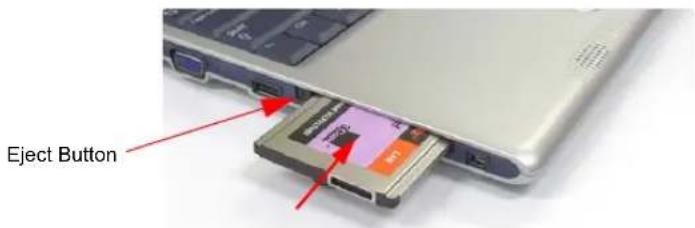 SAMSUNG NX05RP2PFU - Before using the PCMCIA slot, remove the slot protector. - 1
