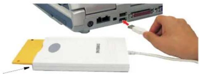 SAMSUNG NV20CP003A - To insert a floppy disk - 2