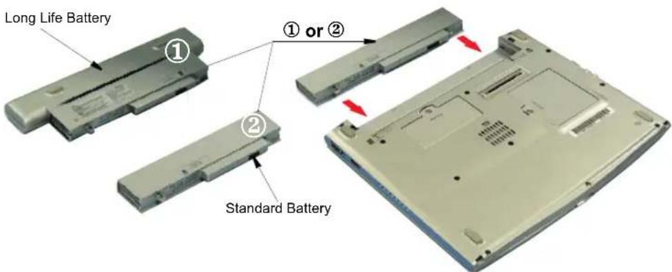 SAMSUNG NQ10TK2X07 - Installing the Battery - 2