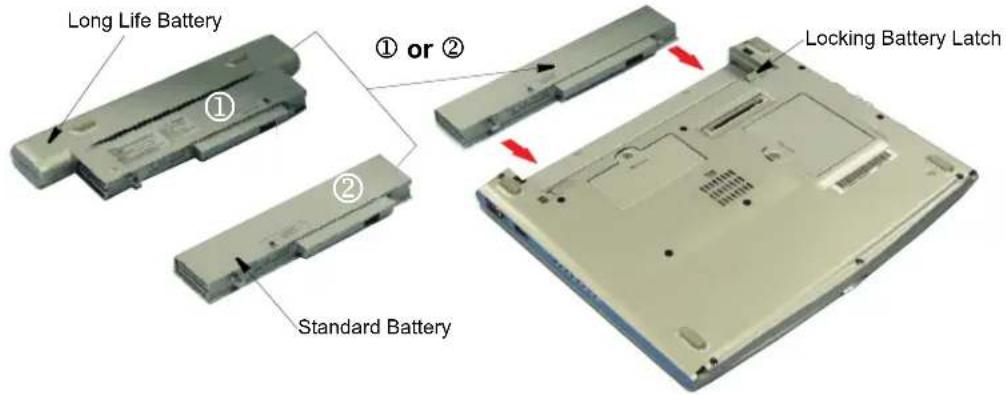 SAMSUNG NQ10TK2X07 - Installing the Battery - 2
