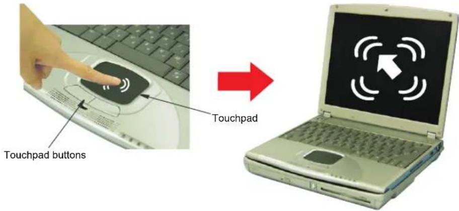 SAMSUNG NQ10TK2X01 - Using the Touchpad - 1