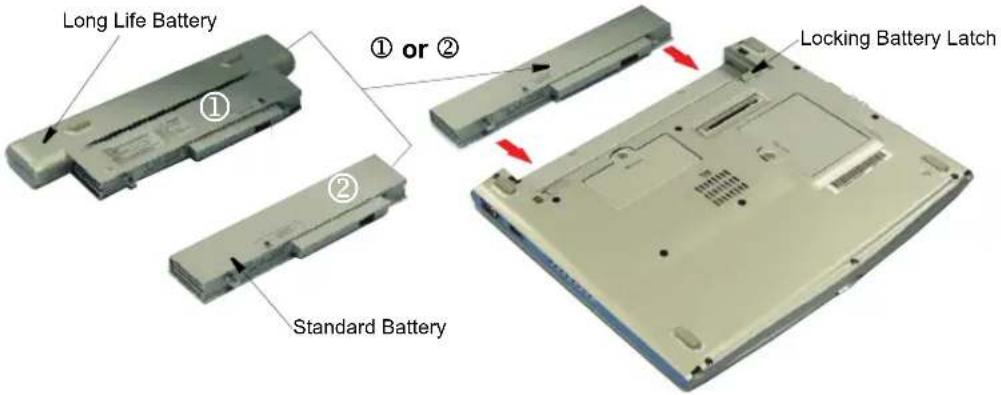 SAMSUNG NQ10TK2X01 - Installing the Battery - 2